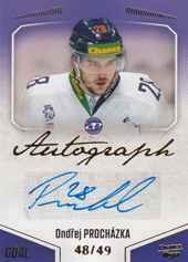 Procházka Ondřej 22-23 GOAL Cards Chance liga Autograph #A-113