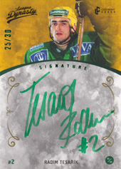 Tesařík Radim 2021 Legendary Cards League Dynasty Signature #114