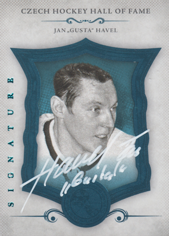 Havel Jan 2020 OFS Czech Hockey Hall of Fame Signature #115