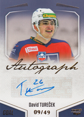 Tureček David 22-23 GOAL Cards Chance liga Autograph #A-116