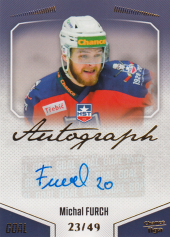 Furch Michal 22-23 GOAL Cards Chance liga Autograph #A-117