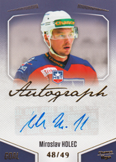 Holec Miroslav 22-23 GOAL Cards Chance liga Autograph #A-118