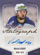 Vodný Michal 22-23 GOAL Cards Chance liga Autograph #A-119
