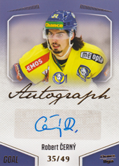 Černý Robert 22-23 GOAL Cards Chance liga Autograph #A-121