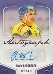 Chroboček David 22-23 GOAL Cards Chance liga Autograph #A-123