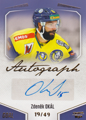 Okál Zdeněk 22-23 GOAL Cards Chance liga Autograph #A-124