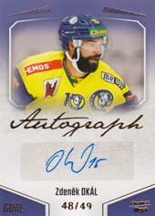 Okál Zdeněk 22-23 GOAL Cards Chance liga Autograph #A-124
