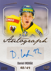 Indrák Daniel 22-23 GOAL Cards Chance liga Autograph #A-126