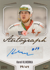 Klikorka Karel 22-23 GOAL Cards Chance liga Autograph #A-128