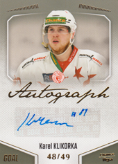 Klikorka Karel 22-23 GOAL Cards Chance liga Autograph #A-128