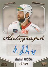 Růžička Vladimír 22-23 GOAL Cards Chance liga Autograph #A-130