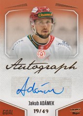 Adámek Jakub 22-23 GOAL Cards Chance liga Autograph #A-141