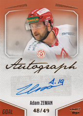 Zeman Adam 22-23 GOAL Cards Chance liga Autograph #A-144