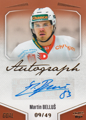 Belluš Martin 22-23 GOAL Cards Chance liga Autograph #A-150