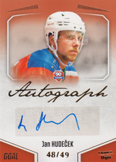 Hudeček Jan 22-23 GOAL Cards Chance liga Autograph #A-154