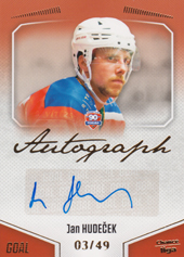 Hudeček Jan 22-23 GOAL Cards Chance liga Autograph #A-154
