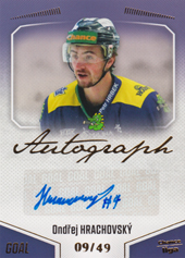 Hrachovský Ondřej 22-23 GOAL Cards Chance liga Autograph #A-158