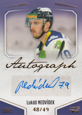 Nedvídek Lukáš 22-23 GOAL Cards Chance liga Autograph #A-159