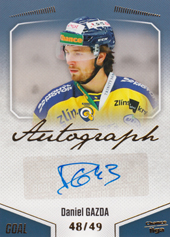 Gazda Daniel 22-23 GOAL Cards Chance liga Autograph #A-163