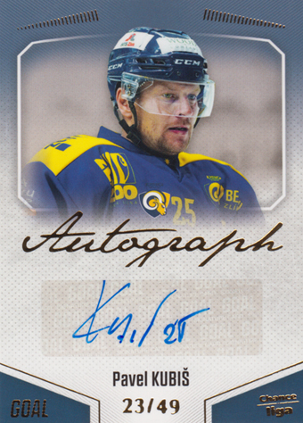 Kubiš Pavel 22-23 GOAL Cards Chance liga Autograph #A-166