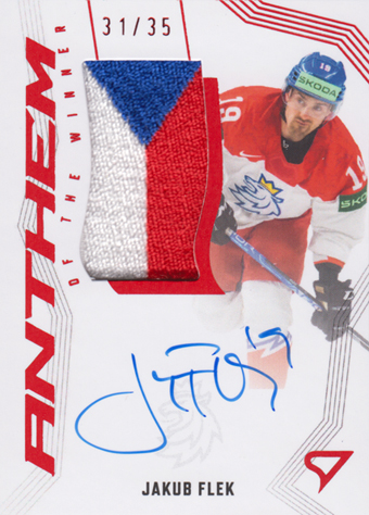 Flek Jakub 2024 Hokejové Česko Anthem of the Winner #AW-JF