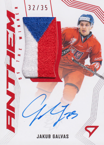 Galvas Jakub 2024 Hokejové Česko Anthem of the Winner #AW-JG