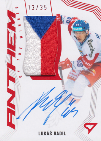 Radil Lukáš 2024 Hokejové Česko Anthem of the Winner #AW-LR