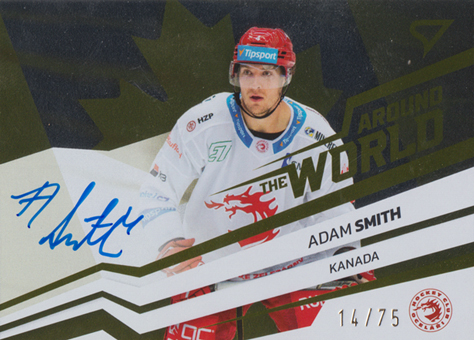 Smith Adam 23-24 Tipsport Extraliga Around the World Auto #AWS-AS
