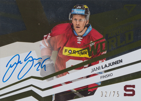 Lajunen Jani 23-24 Tipsport Extraliga Around the World Auto #AWS-JL