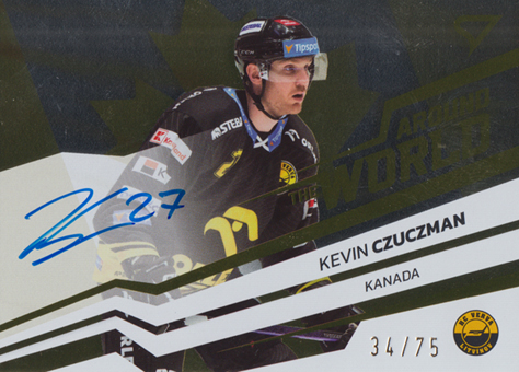 Czuczman Kevin 23-24 Tipsport Extraliga Around the World Auto #AWS-KC