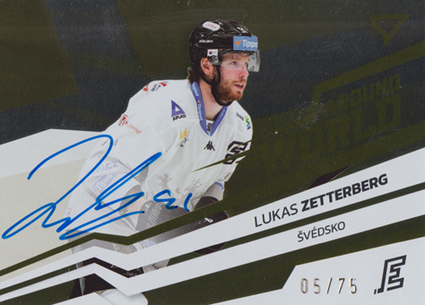 Zetterberg Lukas 23-24 Tipsport Extraliga Around the World Auto #AWS-LZ