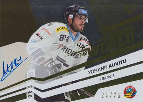 Auvitu Yohann 23-24 Tipsport Extraliga Around the World Auto #AWS-YA