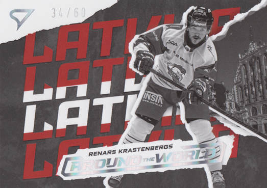Krastenbergs Renārs 25-26 Tipsport Extraliga Around the World Silver #AW-44