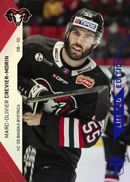 Crevier-Morin Marc-Olivier 21-22 Tipos Extraliga Blue #168