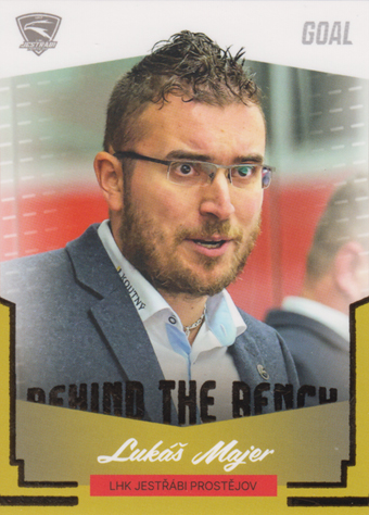 Majer Lukáš 23-24 GOAL Cards Chance liga Behind the Bench #BB-9