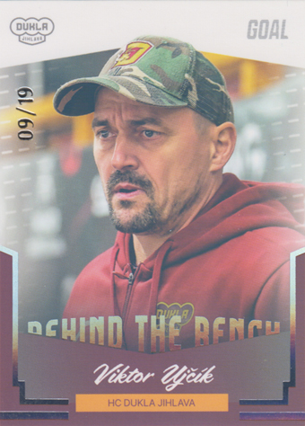 Ujčík Viktor 23-24 GOAL Cards Chance liga Behind the Bench Silver #BB-14