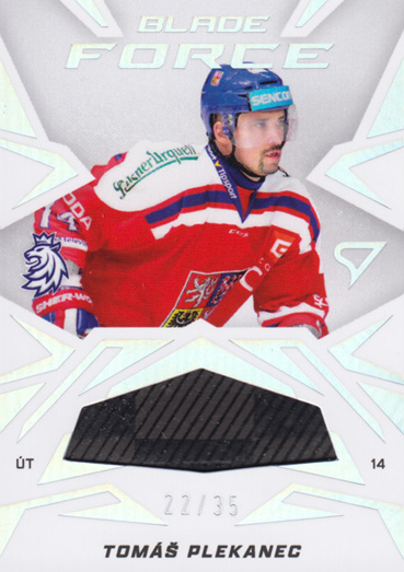 Plekanec Tomáš 2025 Hokejové Česko Blade Force #BF-TP