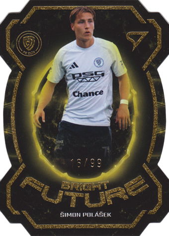 Polášek Šimon 25-26 Chance Liga Bright Future Gold #BF-9