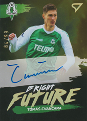 Čvančara Tomáš 20-21 Fortuna Liga Bright Future Auto Limited #BF6
