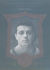 Bukač Luděk 2020 OFS Czech Hockey Hall of Fame Black Rainbow #30
