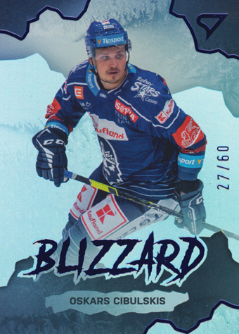 Cibuļskis Oskars 22-23 Tipsport Extraliga Blizzard Limited Level 1 #BL-35