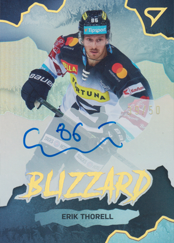 Thorell Erik 22-23 Tipsport Extraliga Blizzard Auto #BLS-ET