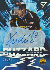 Kudrna Andrej 23-24 Tipsport Extraliga Blizzard Auto #BLS-AK