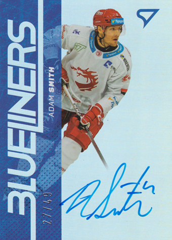 Smith Adam 24-25 Tipsport Extraliga Blueliners Auto #BLS-AS