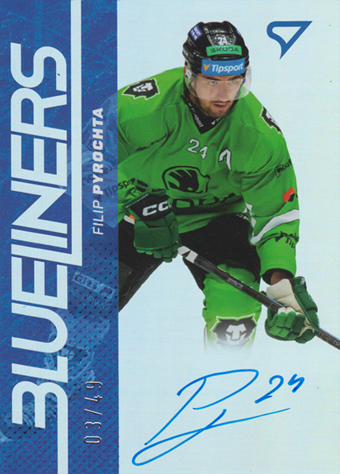 Pyrochta Filip 24-25 Tipsport Extraliga Blueliners Auto #BLS-FP