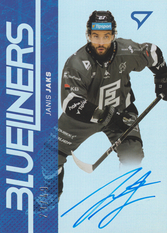 Jaks Jānis 24-25 Tipsport Extraliga Blueliners Auto #BLS-JJ