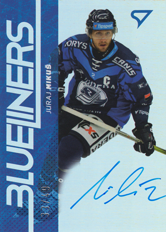 Mikuš Juraj 24-25 Tipsport Extraliga Blueliners Auto #BLS-JM