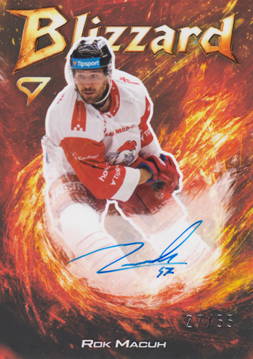 Macuh Rok 25-26 Tipsport Extraliga Blizzard Red Auto #BLS-RM