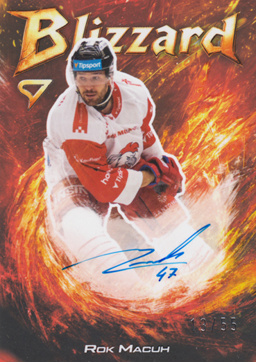 Macuh Rok 25-26 Tipsport Extraliga Blizzard Red Auto #BLS-RM