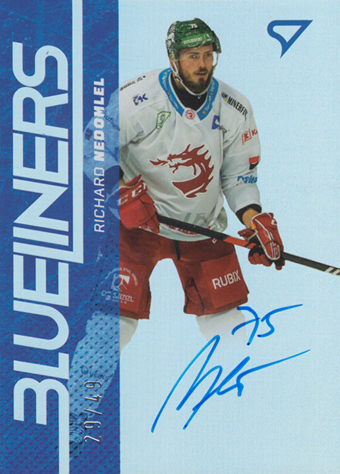 Nedomlel Richard 24-25 Tipsport Extraliga Blueliners Auto #BLS-RN